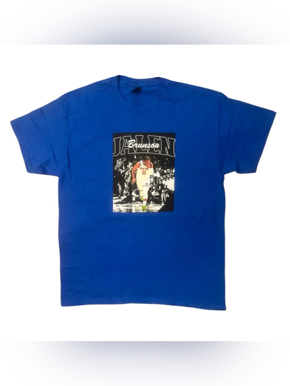 Sz L Jalen Brunson  Men's T‑Shirt with Front Basketball Print